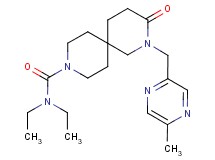 N,N-diethyl-2-[(5-methylpyrazin-2-yl)methyl]-3-oxo-2,9-diazaspiro[5.5]undecane-9-carboxamide