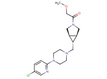 (1R*,5S*,6r)-6-{[4-(5-chloropyridin-2-yl)piperazin-1-yl]methyl}-3-(methoxyacetyl)-3-azabicyclo[3.1.0]hexane