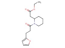 ethyl {1-[3-(2-furyl)propanoyl]-2-piperidinyl}acetate