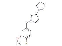 1'-(4-fluoro-3-methoxybenzyl)-1,3'-bipyrrolidine