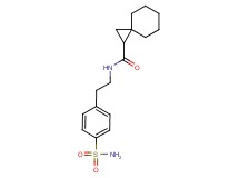 N-{2-[4-(aminosulfonyl)phenyl]ethyl}spiro[2.5]octane-1-carboxamide