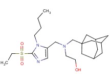 2-((1-adamantylmethyl){[1-butyl-2-(ethylsulfonyl)-1H-imidazol-5-yl]methyl}amino)ethanol