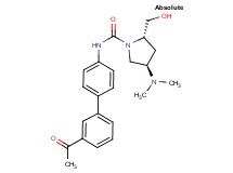 (2S,4R)-N-(3'-acetylbiphenyl-4-yl)-4-(dimethylamino)-2-(hydroxymethyl)pyrrolidine-1-carboxamide