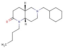 (4aR*,8aS*)-1-butyl-6-(cyclohexylmethyl)octahydro-1,6-naphthyridin-2(1H)-one
