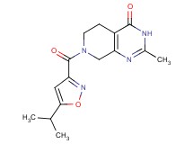7-[(5-isopropyl-3-isoxazolyl)carbonyl]-2-methyl-5,6,7,8-tetrahydropyrido[3,4-d]pyrimidin-4(3H)-one