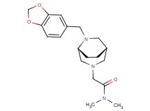 2-[(1S*,5R*)-6-(1,3-benzodioxol-5-ylmethyl)-3,6-diazabicyclo[3.2.2]non-3-yl]-N,N-dimethylacetamide