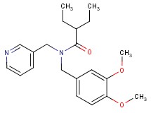 N-(3,4-dimethoxybenzyl)-2-ethyl-N-(3-pyridinylmethyl)butanamide