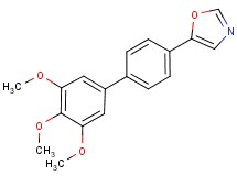 5-(3',4',5'-trimethoxybiphenyl-4-yl)-1,3-oxazole