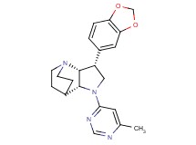 (3R*,3aR*,7aR*)-3-(1,3-benzodioxol-5-yl)-1-(6-methylpyrimidin-4-yl)octahydro-4,7-ethanopyrrolo[3,2-b]pyridine