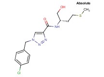 1-(4-chlorobenzyl)-N-[(1S)-1-(hydroxymethyl)-3-(methylthio)propyl]-1H-1,2,3-triazole-4-carboxamide