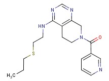 N-[2-(propylthio)ethyl]-7-(pyridin-3-ylcarbonyl)-5,6,7,8-tetrahydropyrido[3,4-d]pyrimidin-4-amine