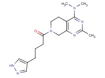 N,N,2-trimethyl-7-[4-(1H-pyrazol-4-yl)butanoyl]-5,6,7,8-tetrahydropyrido[3,4-d]pyrimidin-4-amine