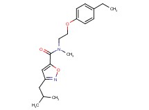 N-[2-(4-ethylphenoxy)ethyl]-3-isobutyl-N-methylisoxazole-5-carboxamide