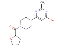 2-methyl-6-[1-(tetrahydro-2-furanylcarbonyl)-4-piperidinyl]-4-pyrimidinol