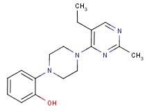 2-[4-(5-ethyl-2-methylpyrimidin-4-yl)piperazin-1-yl]phenol