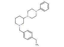 1-[1-(4-ethylbenzyl)-3-piperidinyl]-4-phenylpiperazine