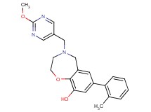 4-[(2-methoxypyrimidin-5-yl)methyl]-7-(2-methylphenyl)-2,3,4,5-tetrahydro-1,4-benzoxazepin-9-ol
