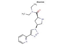 (4S)-N,N-diethyl-4-[4-(2-pyridinyl)-1H-1,2,3-triazol-1-yl]-L-prolinamide hydrochloride