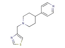 4-[1-(1,3-thiazol-4-ylmethyl)piperidin-4-yl]pyridine