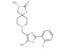 8-{[2-(2-chlorophenyl)-5-methyl-1,3-oxazol-4-yl]methyl}-3-methyl-1-oxa-3,8-diazaspiro[4.5]decan-2-one