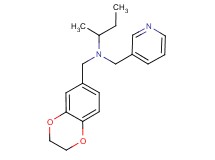 N-(2,3-dihydro-1,4-benzodioxin-6-ylmethyl)-N-(pyridin-3-ylmethyl)butan-2-amine