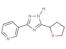 3-[5-(tetrahydrofuran-2-yl)-1H-1,2,4-triazol-3-yl]pyridine