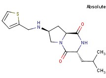 (3R,7S,8aS)-3-isobutyl-7-[(2-thienylmethyl)amino]hexahydropyrrolo[1,2-a]pyrazine-1,4-dione