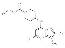 ethyl 4-[(2,3,5-trimethylpyrazolo[1,5-a]pyrimidin-7-yl)amino]-1-piperidinecarboxylate