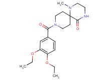 9-(3,4-diethoxybenzoyl)-1-methyl-1,4,9-triazaspiro[5.5]undecan-5-one