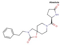 8-{[(2R)-5-oxopyrrolidin-2-yl]carbonyl}-3-(2-phenylethyl)-1-oxa-3,8-diazaspiro[4.5]decan-2-one