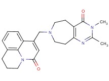 7-[(2,3-dimethyl-4-oxo-3,4,5,6,8,9-hexahydro-7H-pyrimido[4,5-d]azepin-7-yl)methyl]-2,3-dihydro-1H,5H-pyrido[3,2,1-ij]quinolin-5-one