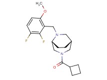 (1R*,5R*)-3-(cyclobutylcarbonyl)-6-(2,3-difluoro-6-methoxybenzyl)-3,6-diazabicyclo[3.2.2]nonane