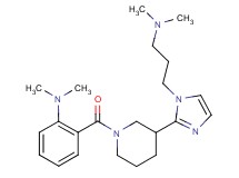 2-[(3-{1-[3-(dimethylamino)propyl]-1H-imidazol-2-yl}piperidin-1-yl)carbonyl]-N,N-dimethylaniline