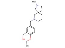 {2-ethoxy-5-[(2-methyl-2,7-diazaspiro[4.5]dec-7-yl)methyl]phenyl}methanol