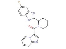 5-fluoro-2-[1-(imidazo[1,2-a]pyridin-3-ylcarbonyl)-2-piperidinyl]-1H-benzimidazole