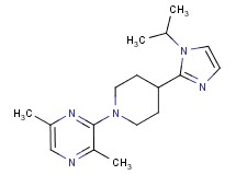 3-[4-(1-isopropyl-1H-imidazol-2-yl)-1-piperidinyl]-2,5-dimethylpyrazine