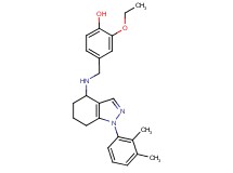 4-({[1-(2,3-dimethylphenyl)-4,5,6,7-tetrahydro-1H-indazol-4-yl]amino}methyl)-2-ethoxyphenol