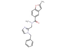 N-[(1-benzyl-1H-imidazol-2-yl)methyl]-N,2-dimethyl-1-benzofuran-5-carboxamide