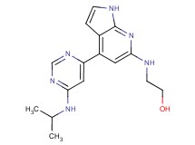 2-({4-[6-(isopropylamino)pyrimidin-4-yl]-1H-pyrrolo[2,3-b]pyridin-6-yl}amino)ethanol