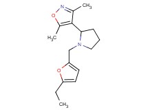 4-{1-[(5-ethyl-2-furyl)methyl]pyrrolidin-2-yl}-3,5-dimethylisoxazole