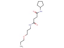 N-cyclopentyl-N'-(3-propoxypropyl)succinamide