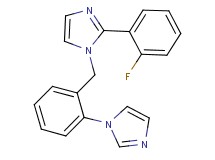 2-(2-fluorophenyl)-1-[2-(1H-imidazol-1-yl)benzyl]-1H-imidazole