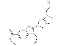 methyl 3-ethyl-2-[1-(2-hydroxyethyl)-4,6-dihydropyrrolo[3,4-c]pyrazol-5(1H)-yl]-3H-imidazo[4,5-b]pyridine-6-carboxylate