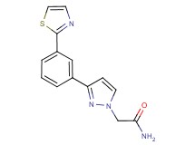 2-{3-[3-(1,3-thiazol-2-yl)phenyl]-1H-pyrazol-1-yl}acetamide