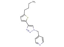 4-{[4-(5-butyl-2-thienyl)-1H-1,2,3-triazol-1-yl]methyl}pyridine