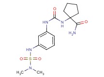 1-({[(3-{[(dimethylamino)sulfonyl]amino}phenyl)amino]carbonyl}amino)cyclopentanecarboxamide