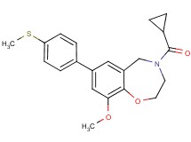 4-(cyclopropylcarbonyl)-9-methoxy-7-[4-(methylthio)phenyl]-2,3,4,5-tetrahydro-1,4-benzoxazepine