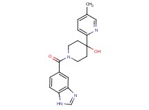 1-(1H-benzimidazol-5-ylcarbonyl)-4-(5-methylpyridin-2-yl)piperidin-4-ol