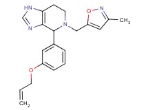 4-[3-(allyloxy)phenyl]-5-[(3-methylisoxazol-5-yl)methyl]-4,5,6,7-tetrahydro-1H-imidazo[4,5-c]pyridine