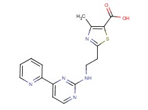 4-methyl-2-(2-{[4-(2-pyridinyl)-2-pyrimidinyl]amino}ethyl)-1,3-thiazole-5-carboxylic acid
